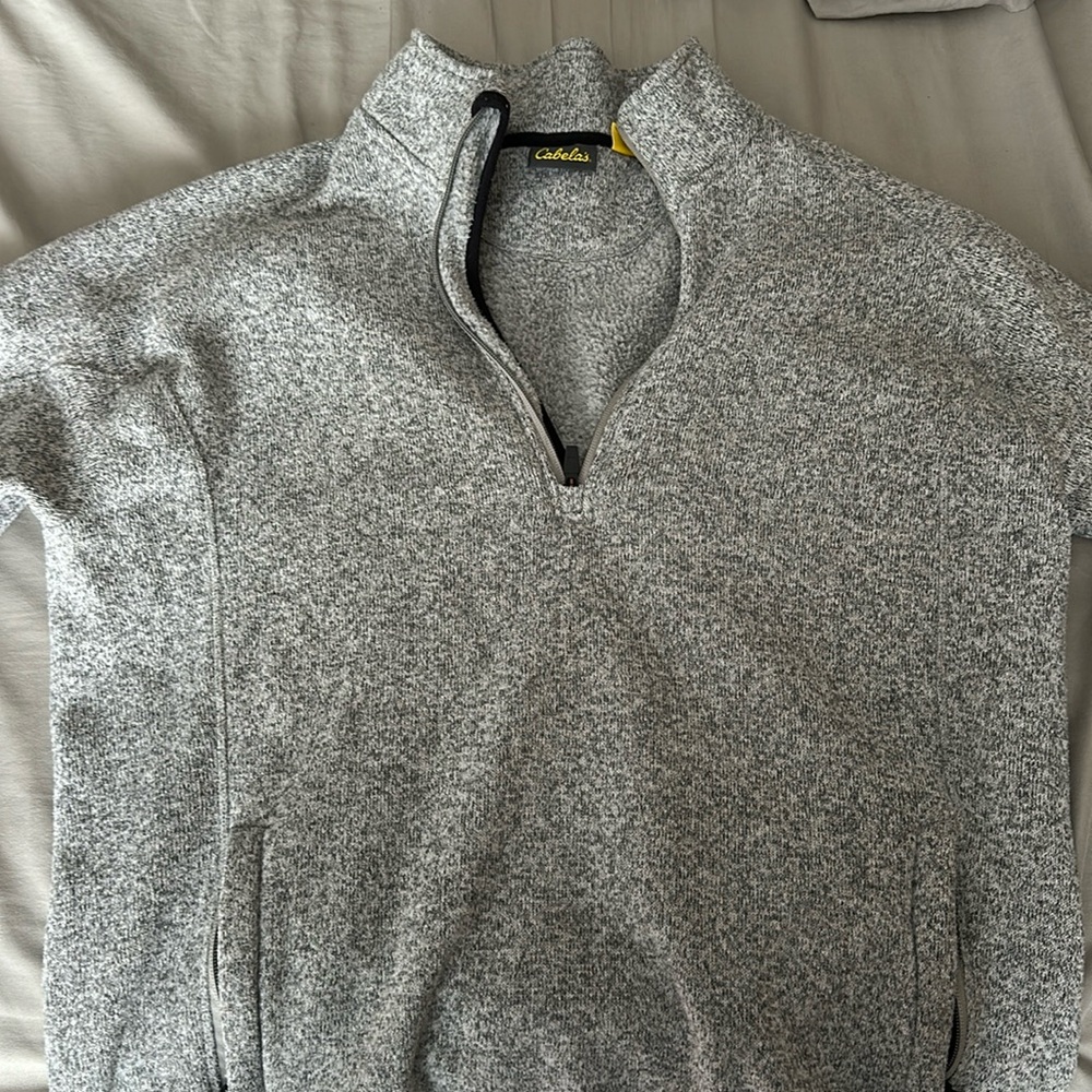 Cabelas fleece quarter zip